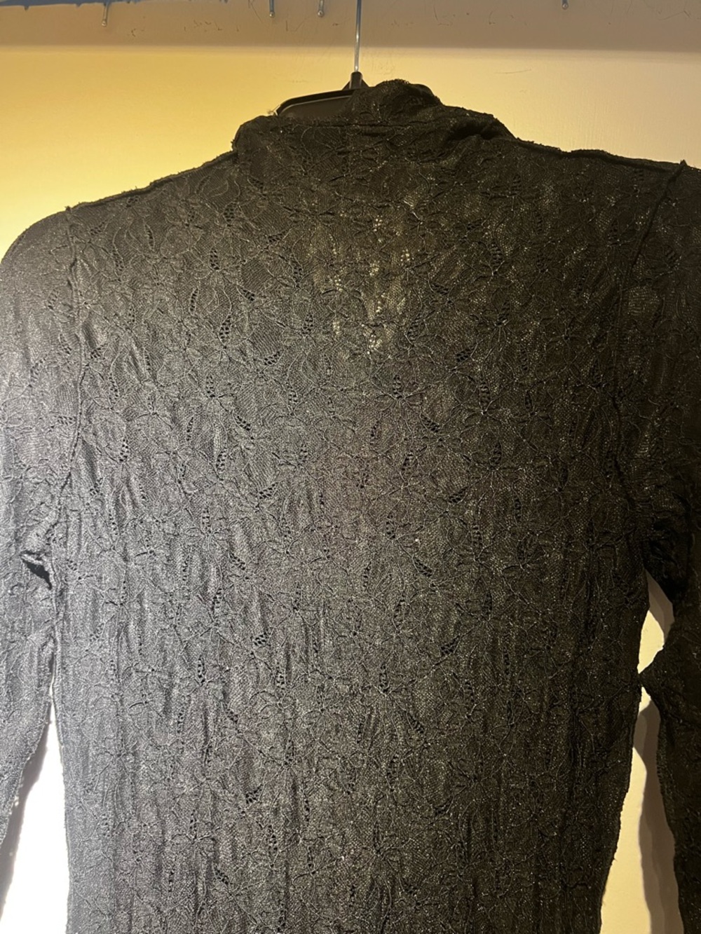 Camila Coelho Black lace long Sleeve Maxi overlay Dress - Picture 2 of 7